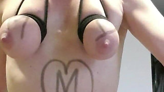 Titt and Boob Penetrating and Spanking