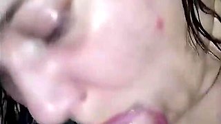 I Suck a Dick and Swallow Sperm Close-up