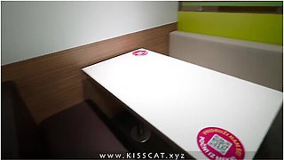 Why Stepson In Public Toilet With Stepmom? Stepmommy Get Risky Cum In Coffee