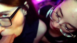 Top pornstars fever up DT school with super-hot Pearl and