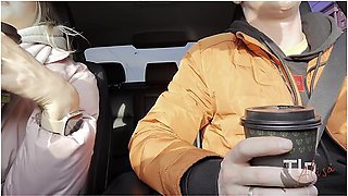 Fucked An Unknown Milf In The Car. Public Sex On The Street (subtitles)