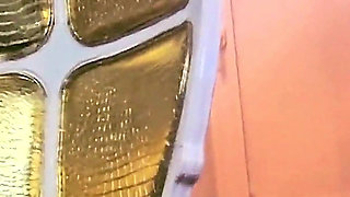 Stina Stone Femdom Feetworship Barefeet Licking Foot Gagging by German Mistress in Leather Gloves Part 1