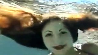 Beautiful Brunette Big Boobs Rides Fake Cock