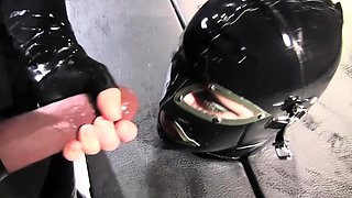 Extreme fetish latex play