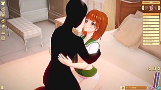 Smash the busty babe in this live action with Miho Nishizumi, silent during the steamy scenes