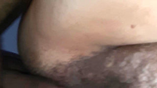 Real homemade sex with a hairy wife.