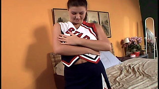 Sarah Stone Cheeleader Masturbates