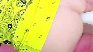 Anal Dildo Masturbation on the Fucking Machine