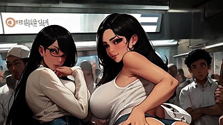 Beautiful Exotic Women Get Fucked and Felt in Public