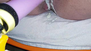 Pregnant Fucking Machine