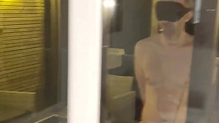 Chained Rod up Outside Naked