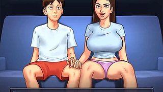 Summertime saga: Stepbrother creampies his stepsister's pussy ep 145