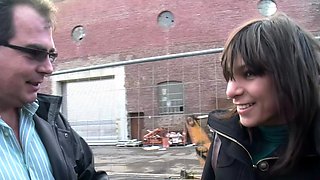 German EroCom Street Casting With A Turkish Slut