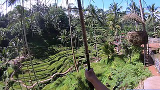 Big booty Thai girlfriend garden sex