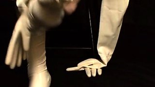 Naughty Asian milf Julia solo masturbation close up