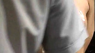Amazing blonde enjoys fetish BDSM games with a dildo