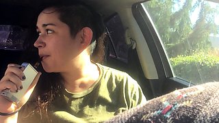 Busty amateur teen outdoor hardcore action with cum