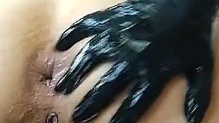 Ass rank solo anal fisting orgasm