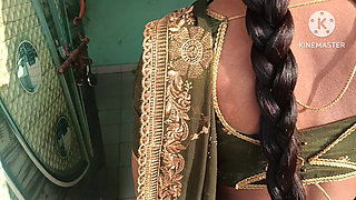 cute saree bhabhi gets naughty with her devar for hard Real sex Hard Fucking in Hindi