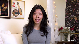 Ersties - Mia D is New to the Camera & Fingers Her Tight & Wet Pussy For Us