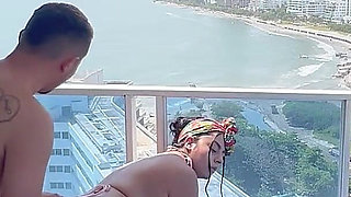 Sex in the Alutas with a View of the Sea with a Very Pregnant Woman