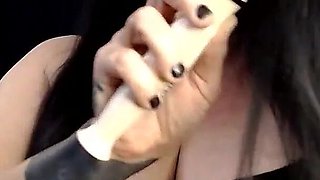 Long Black Hair Brush Finger Brushing