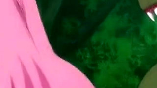 He Found a Big-dicked Monster in the Woods and Tried to Run Away, but Ended up Sitting on the Huge Green Dick.