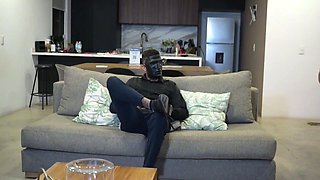 Thick latinas service huge cock in Squid Game-themed threesome