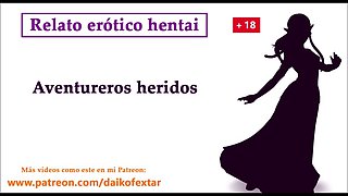 Zelda cuida de link, relato hentai en espanol. ella acaba ay