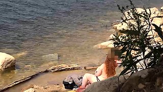 Sexdate amateurs at the public beach 1