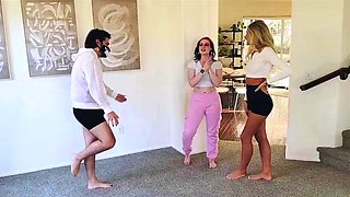 Femdom fetish bitch fuck and cumshot action with victim