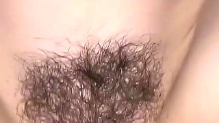 Stepbrother Really Like to Cover My Hairy Pussy with Huge Load of Cum