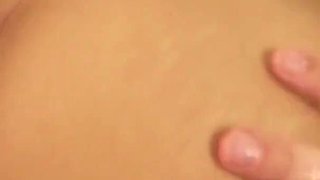Fah is a gorgeous Thai with perfect tits and a hairy pussy loves to striptease