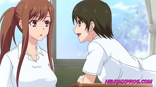 Uncensored Hentai Hot Romantic Sex in the Kitchen