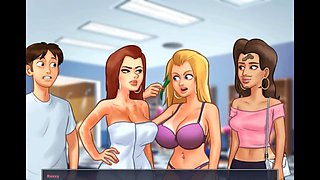 Anime hentai sister, cartoon sister sexy, summertime saga part