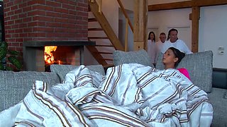Hot Doctor's Assistant and 2 Gynecologists Fuck a Horny Tight Pussy