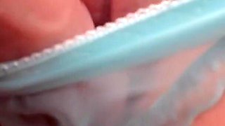 Omg! Dripping Sperm in My Panties. Dirty Petting in Bus. Hot Fantasy