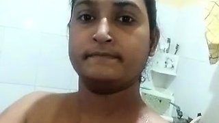 Punjabi aunty bathing black aunty  1