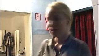 Clueless German Housewife Gets Into the Basement of an Sm Club