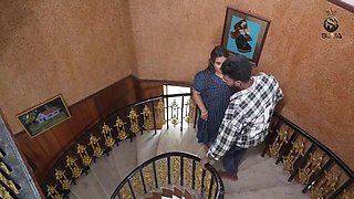 Indian BBW sucks hard dick
