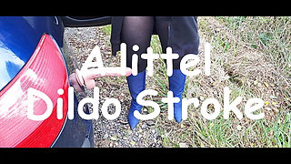 A little Dildo Stroke