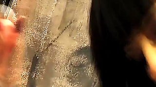 Goth Slut Mai Bailey Bends Over for a Glory Hole Fuck and Facial