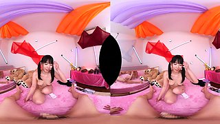Glamour asian seductress exciting Vr porn video
