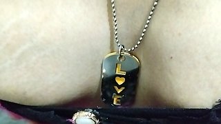 Hot Lady Fingering Her Hot Pussy Nipple Boobs Licking Urine in Bathroom