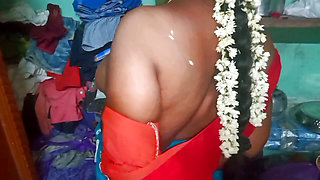 Desi beauty housewife sary changing in home