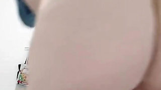 Spring Fingers Her Pussy And Ass In Her Room. Secret shooting in the family home