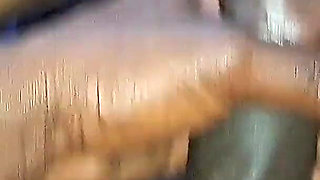 WildEnglishBBW BBC rubbing his cock on my hairy pussy creampie