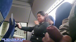 Beautiful floozy public handjob