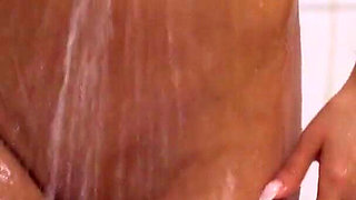 Gorgeous pornstar Monika Fox masturbates in bed