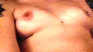 Small titted brunette amateur anal nailed at home